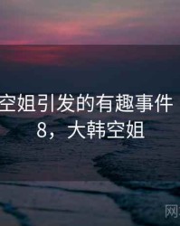 韩国g奶空姐引发的有趣事件 · 故事188，大韩空姐