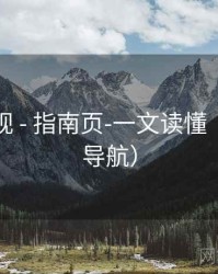 彼岸影视 - 指南页-一文读懂（非官网导航）