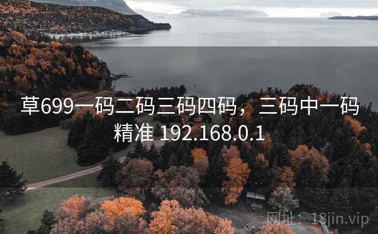 草699一码二码三码四码，三码中一码精准 192.168.0.1